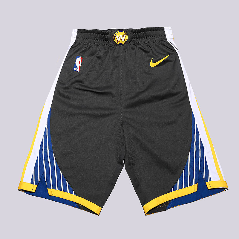 мужские серые шорты Nike Golden State Warriors Statement Edition Authentic 866678-060 - цена, описание, фото 1